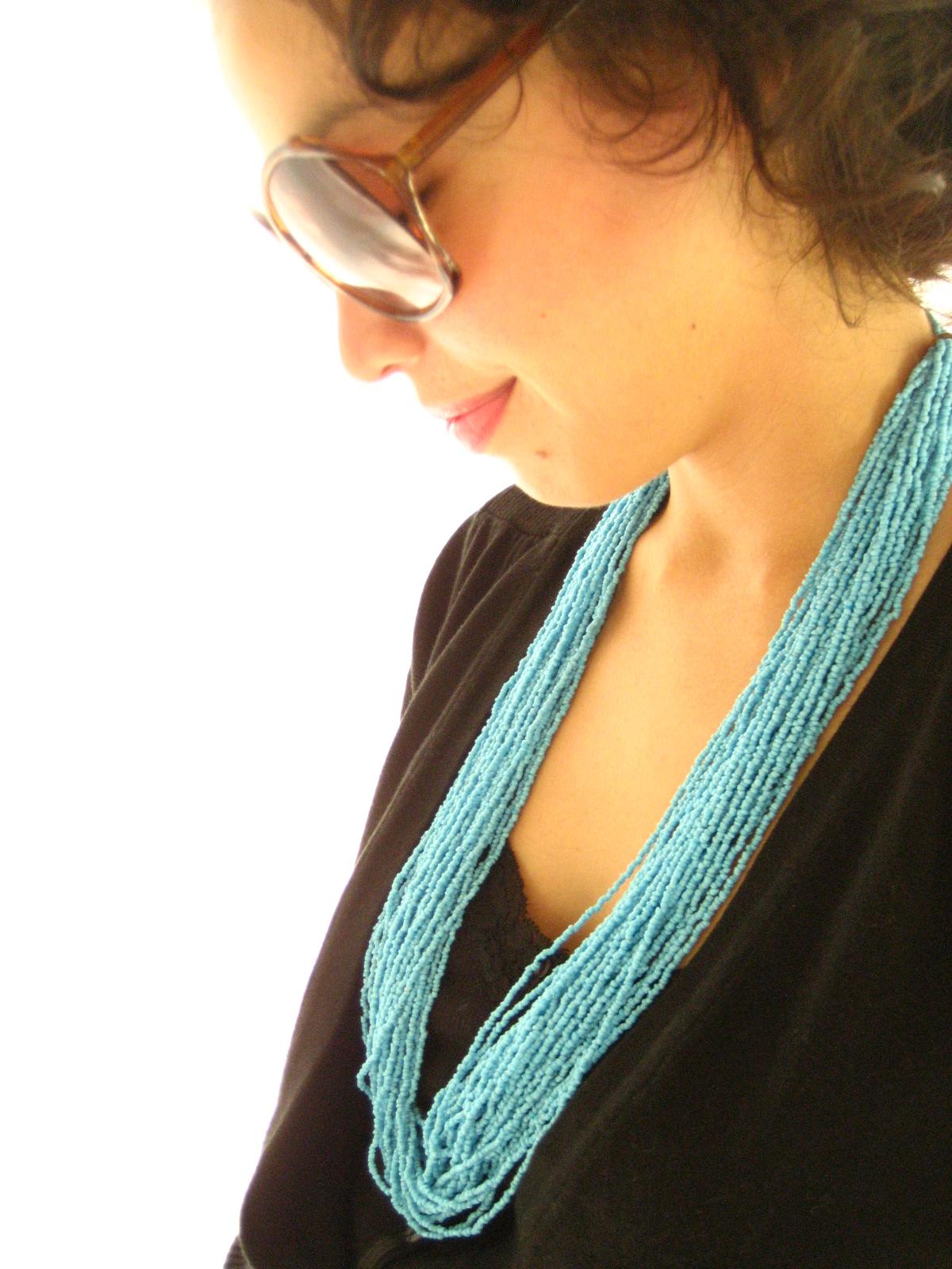 Turquoise beads necklace 