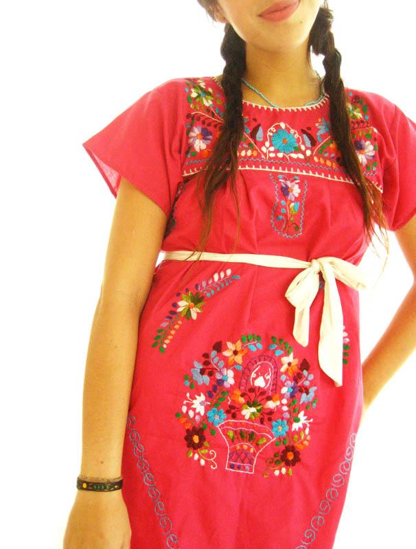 The Mexican Pink Dress mini tunic stylish dress