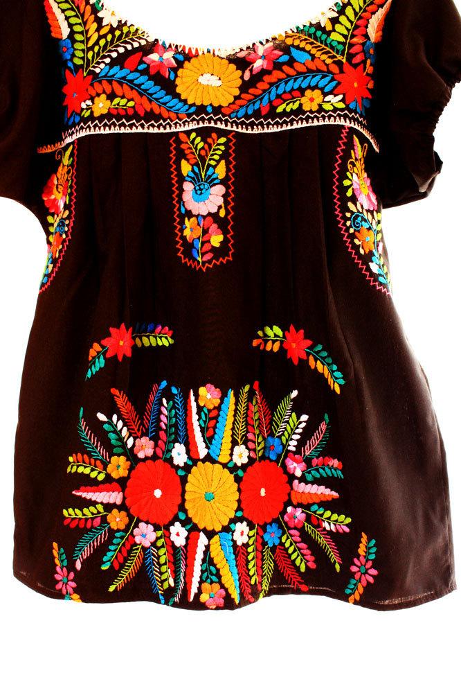 Handmade Mexican Dress from Aida Coronado Mexican white embroidered dress - Aida Coronado store 