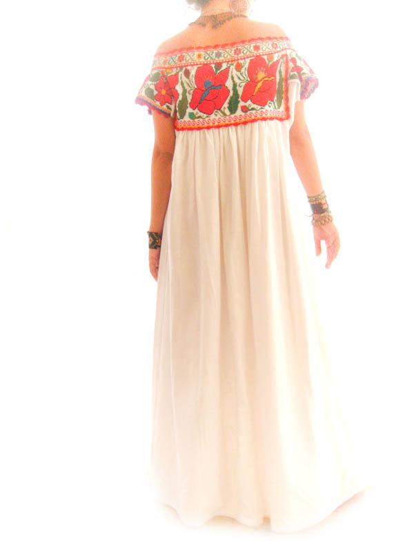 mexican linen dress