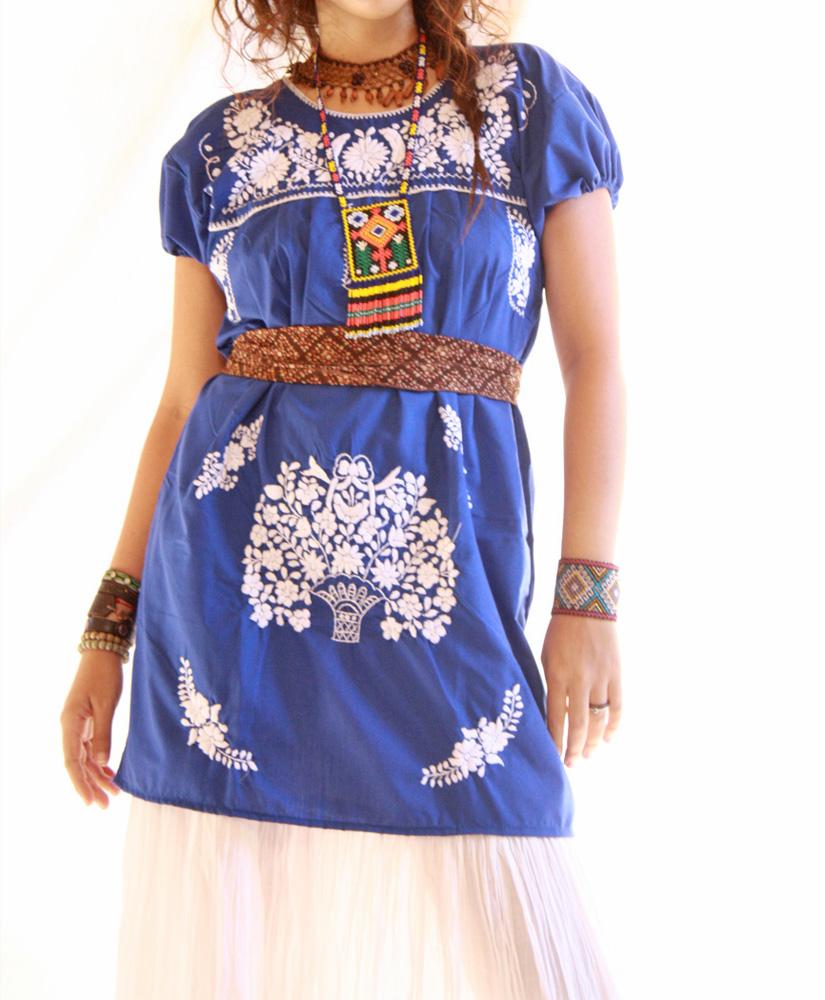Royal blue on sale mexican dress
