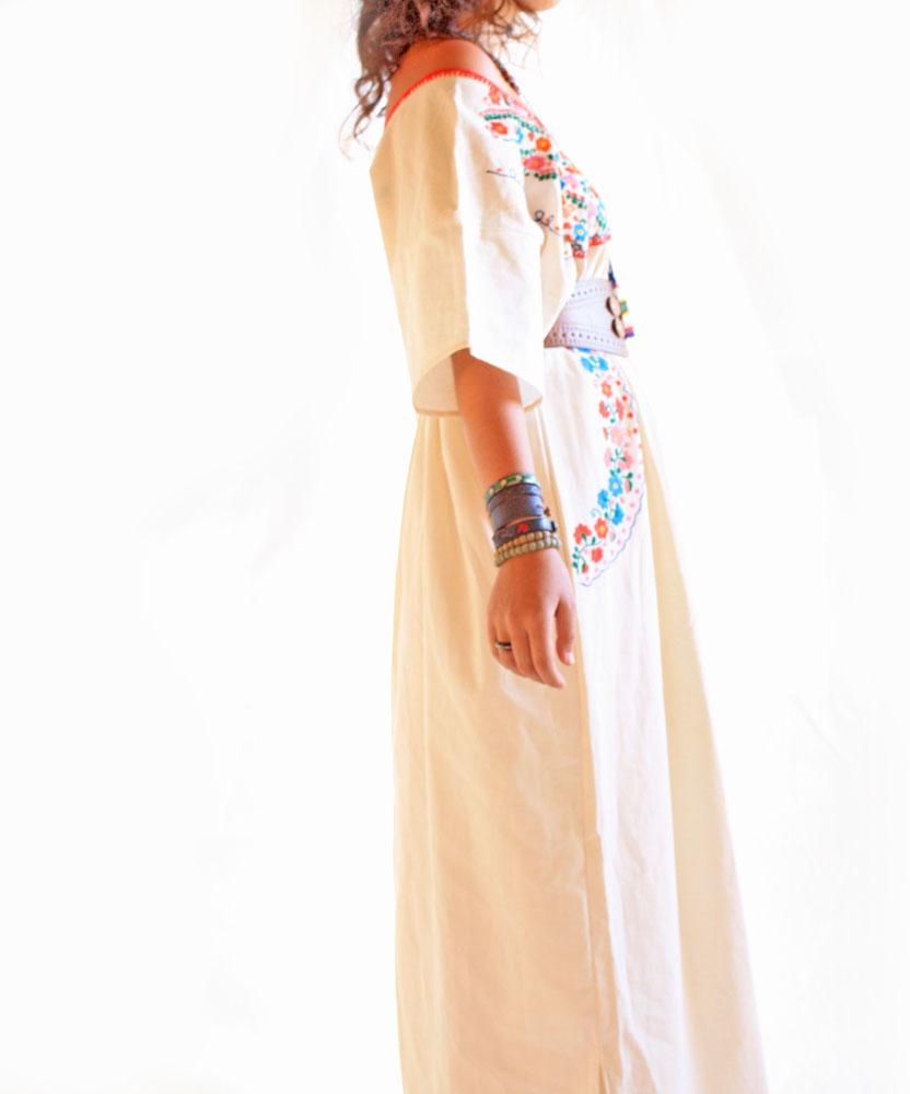 green emerald velvet dress Spanish Boho Maxi Dress