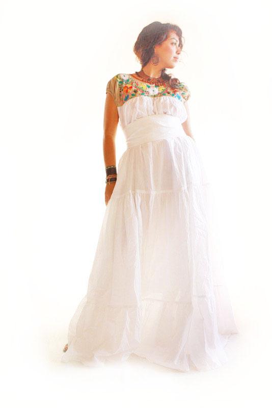 Mexican embroidered saving maternity dress - Official Online Store