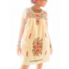 Mexican embroidered tunic dress