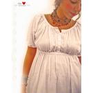 Peasant white Mexican romantic vintage style dress