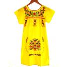 Mexican embroidered Dress Lemon Amor Amarillo
