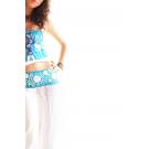 Turquoise Skywalker Mexican Pants Skirt